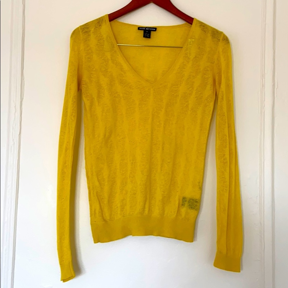 Yellow light summer sweater Club Monaco